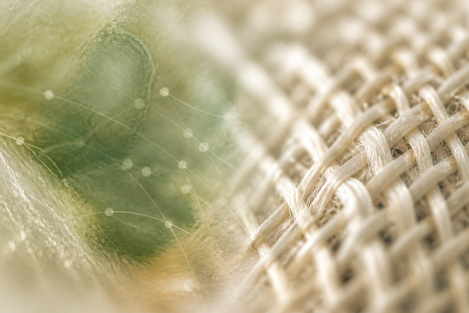 A clean, abstract representation of biological data and scientific research frameworks.