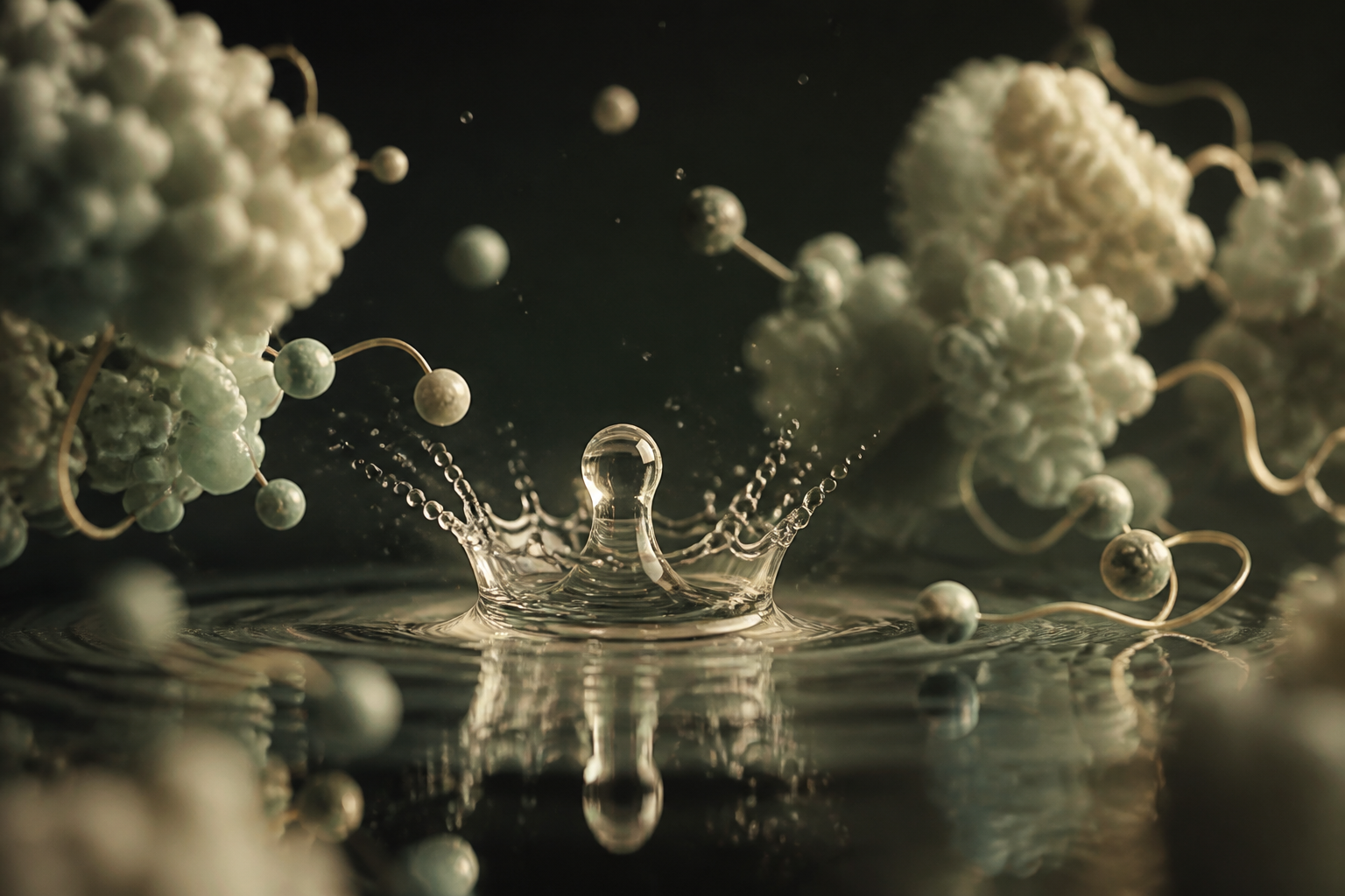 3D visualization of molecular signaling and biological protein structures.