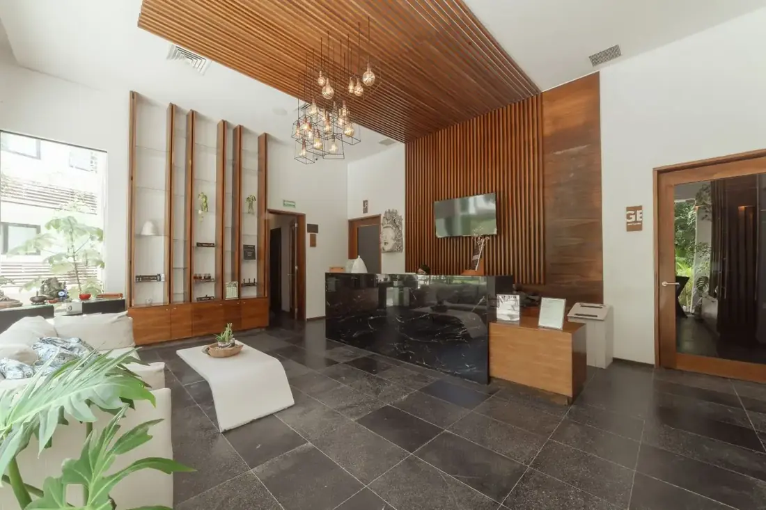 Clinic reception and lounge